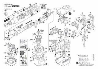 BOSCH Lagerbuchse | Ersatzteile für GBH 5-38 D, GBH 5400 - 1617000842