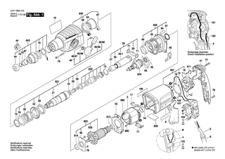 BOSCH Zahnwelle | Ersatzteile f�r GBH 2-22 S, GBH 2-22 E - 1617000892