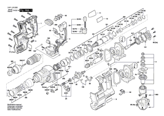 BOSCH Werkzeugaufnahme | Ersatzteile für GBH 2-26 DFR, GBH 2600 - 1617000895