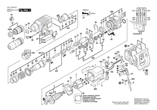 BOSCH Zwischenflansch | Ersatzteile f�r PBH 240 RE, PBH 220 RE - 1617000981
