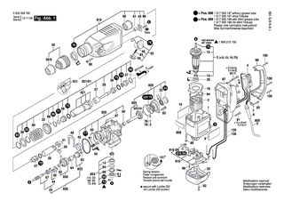 BOSCH Kohlebürstensatz | Ersatzteile für PBH 300 E, GBH 4 DFE - 1617014124