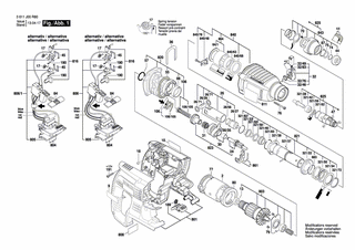 BOSCH Kohlebürstensatz | Ersatzteile für GBH 36 V-LI, GBH 36 VF-LI - 1617014142