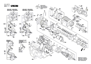 BOSCH Kohlebürstensatz | Ersatzteile für GBH 36 V-LI, GBH 36 VF-LI - 1617014142