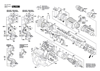 BOSCH Kohlebürstensatz | Ersatzteile für GBH 36 V-LI, GBH 36 VF-LI - 1617014142