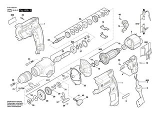 BOSCH Kohlebürstensatz | Ersatzteile für GBM 8-13, PBH 2800 RE - 1617014146
