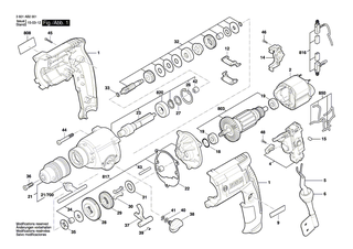BOSCH Kohlebürstensatz | Ersatzteile für GBM 8-13, PBH 2800 RE - 1617014146