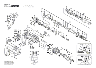 BOSCH Ein/Aus-Schalter | Ersatzteile f�r PBH 200, PBH 1 - 1617200047