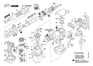 BOSCH Schalter | Ersatzteile f�r GSH 388, GSH 500 - 1617200110