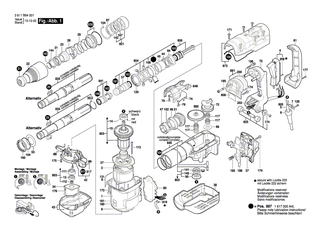 BOSCH Schalter | Ersatzteile für GBH 5-40 DCE - 1617200120