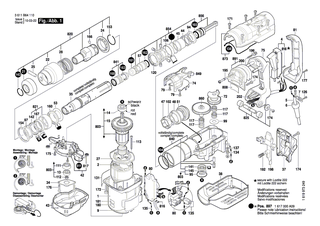 BOSCH Schalter | Ersatzteile für GBH 5-40 DCE - 1617200120
