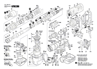 BOSCH Schalter | Ersatzteile für GBH 5-40 DCE - 1617200120