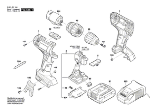 BOSCH Einschub-Akkupaket 14,4V, 1,5Ah, LI | Ersatzteile f�r GSR 14,4-2-LI, GSB 14,4-2-LI - 1617S00SS7