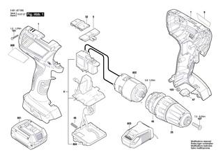 BOSCH Einschub-Akkupaket 14,4V, 1,5Ah, LI | Ersatzteile f�r GSR 14,4-2-LI, GSB 14,4-2-LI - 1617S00SS7