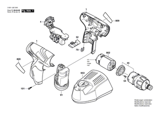 BOSCH Akku-Paket 10,8V, 1,5Ah, LI | Ersatzteile f�r GIC 120, GOP 10,8 V-LI - 1617S00T4M