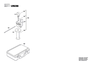 BOSCH Klemmhalter �43 MM | Ersatzteile f�r PBH 220 RE, DBH 740 R - 1618040048
