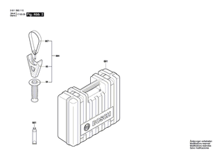 BOSCH Klemmhalter | Ersatzteile f�r GBH 8-45 DV, GBH 8-45 D - 1618040095