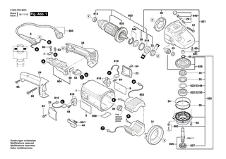 BOSCH Firmenschild PWS 20-230 | Ersatzteile f�r PWS 20-230 - 1618B0002W