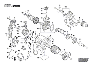 BOSCH Typschild | Ersatzteile f�r GSB 16 RE - 1618B0031E