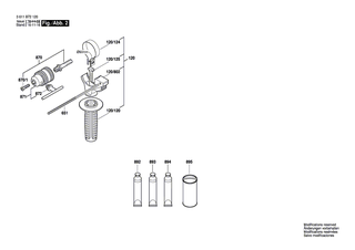 BOSCH Zusatzhandgriff | Ersatzteile f�r GBH 2-20 D, GBH 2000 - 1618B00500