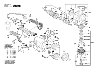 BOSCH Steckh�lsengeh�use | Ersatzteile f�r GWS 20-230H, GWS 21-180 H - 1618B00804