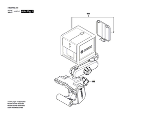 BOSCH Batteriedeckel | Ersatzteile f�r Quigo - 1618C0019F