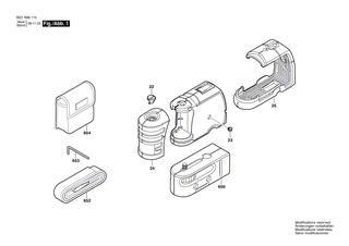 BOSCH Schraube | Ersatzteile f�r GPL 3, GPL 5 - 1618C00487