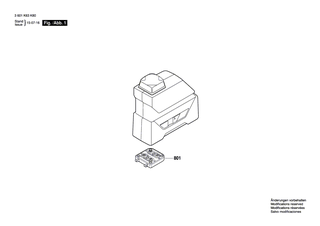BOSCH Geh�usebaugruppe | Ersatzteile f�r GLL 2-80, GLL 3-80P - 1618C01707