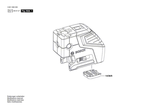 BOSCH Geh�usebaugruppe | Ersatzteile f�r GLL 2-80, GLL 3-80P - 1618C01707