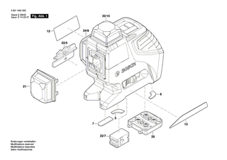 BOSCH Sichtfenster | Ersatzteile f�r GLL 2-80, GLL 3-80P - 1618C01773