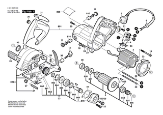 BOSCH Schraube | Ersatzteile f�r GPO 14 CE, GSB 680 PROFI - 1619P00029