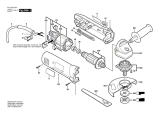 BOSCH Schraube | Ersatzteile f�r GPO 14 CE, GSB 680 PROFI - 1619P00029