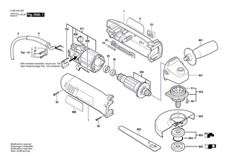 BOSCH Schraube | Ersatzteile f�r GPO 14 CE, GSB 680 PROFI - 1619P00029
