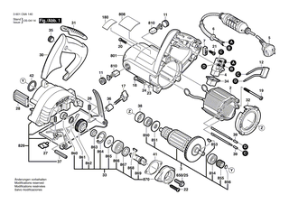 BOSCH Schraube | Ersatzteile f�r GPO 14 CE, GSB 680 PROFI - 1619P00029