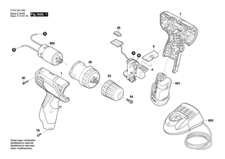 BOSCH Blechschraube | Ersatzteile f�r PBH 2500 RE, PBH 2600 RE - 1619P00219