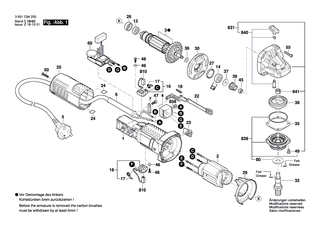 BOSCH Befestigungsschelle | Ersatzteile f�r GWS 850 C - 1619P00499