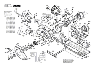 BOSCH Firmenschild | Ersatzteile f�r GKS 85 - 1619P01135