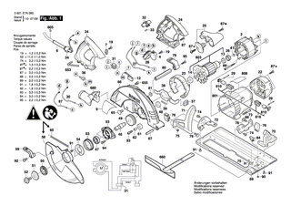 BOSCH St�tzwinkel | Ersatzteile f�r GKS 85, 5885 - 1619P01155