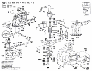 BOSCH Tülle Ø8,3-Ø9,4x95 MM | Ersatzteile für PFZ 550 E | 2600703011