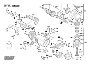 BOSCH Klarsichtdeckel | Ersatzteile f�r GWS 20-230, GWS 21-180 H - 1619P01490
