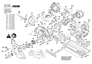 BOSCH R�ckhalteblech | Ersatzteile f�r GKS 85, GKS 85 G - 1619P01629