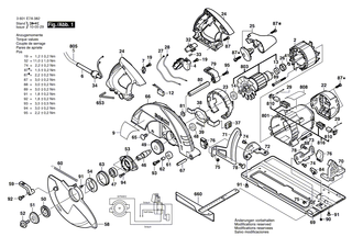 BOSCH Pendelschutzhaube | Ersatzteile f�r GKS 9, GKS 235 Turbo - 1619P01630