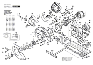 BOSCH Pendelschutzhaube | Ersatzteile f�r GKS 9, GKS 235 Turbo - 1619P01630