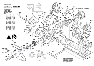 BOSCH Spanngriff | Ersatzteile f�r GKS 85, GKS 9 - 1619P01636