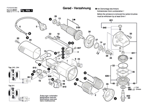 BOSCH Polschuh 220-240V | Ersatzteile f�r PWS 650, PWS 680 - 1619P01842