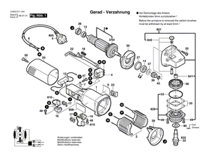 BOSCH Motorgeh�use GRUEN | Ersatzteile f�r PWS 650, PWS 680 - 1619P01850