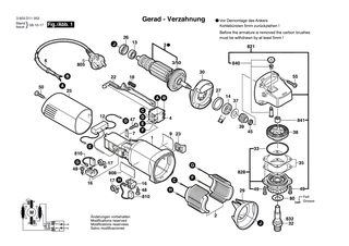 BOSCH Motorgeh�use GRUEN | Ersatzteile f�r PWS 650, PWS 680 - 1619P01850