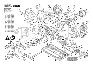 BOSCH Rollen-Bundbolzen | Ersatzteile f�r GKS 85 G - 1619P02412