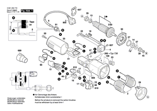 BOSCH Kombi-Schraube | Ersatzteile f�r GEX 150 TURBO - 1619P02537