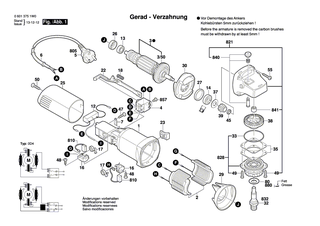 BOSCH Schalterknopf SCHWARZ | Ersatzteile f�r GWS 6-115, GWS 660 - 1619P02762