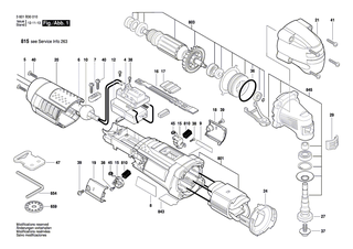 BOSCH Spiralfeder | Ersatzteile für GOP 300 SCE, GOP 40-30 - 1619P02809